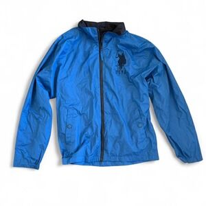 U.S. Polo Assn. blue windbreaker jacket Unisex Size L